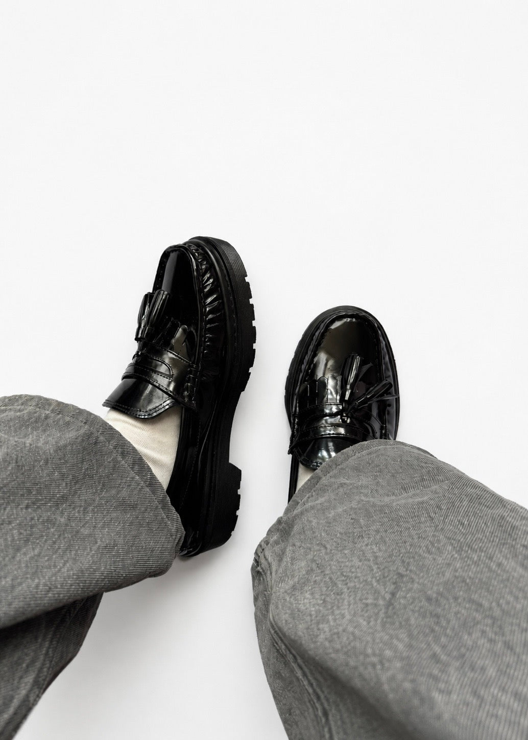 Mocasines Kiltie Riviera Negros
