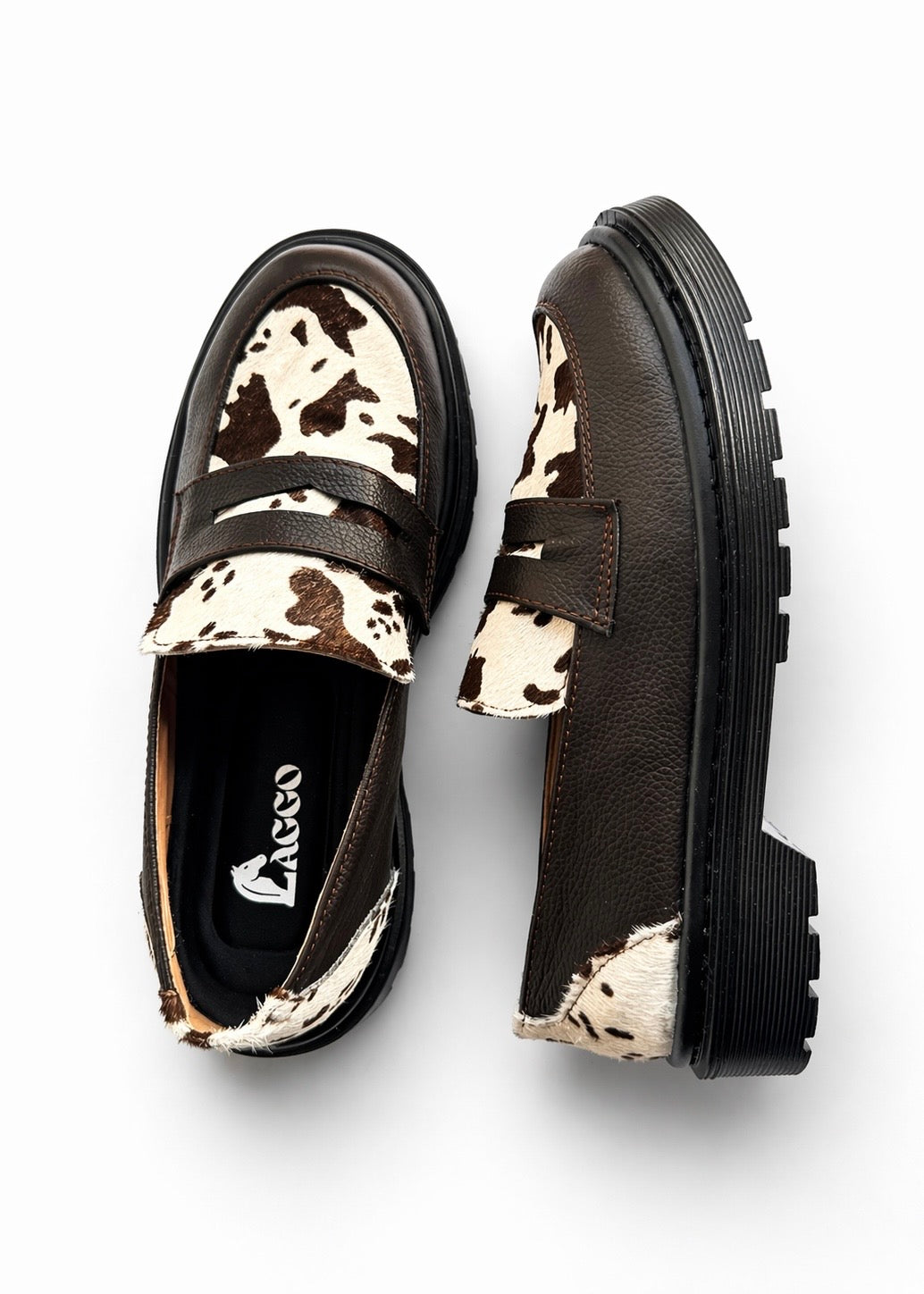 Mocasines Penny Loafers Cowboy Cafés