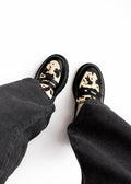 Mocasines Penny Loafers Cowboy Negros