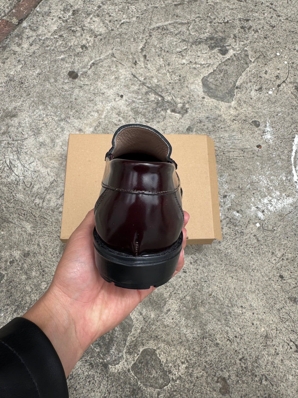 Mocasines Penny Loafers Vino