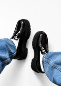 Mocasines Chunky Penny Riviera Negros
